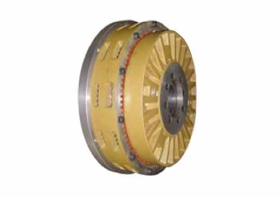 . Air actuated, spring released. Clutch torque up to 77,000 Nm For oil, mining and other large equipment.